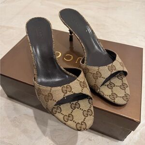 Gucci Original GG Print Heels